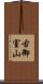 古御室山 Scroll
