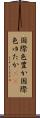 国際色豊か Scroll