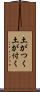 土がつく Scroll