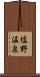 塩野温泉 Scroll