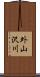 外山沢川 Scroll
