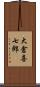 大倉喜七郎 Scroll