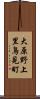 大原野上里鳥見町 Scroll