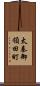 太秦御領田町 Scroll