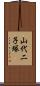 山代二子塚 Scroll