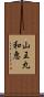 山王丸和恵 Scroll