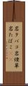 岩タバコ Scroll