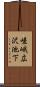 嵯峨広沢池下 Scroll