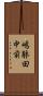 嶋躰田中前 Scroll