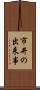 市井の出来事 Scroll
