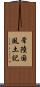 常陸国風土記 Scroll
