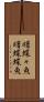 曙蝶々魚 Scroll