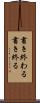 書き終わる Scroll