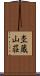 杢蔵山荘 Scroll
