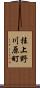 桂上野川原町 Scroll