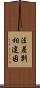 法差別相違因 Scroll