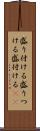 盛り付ける Scroll