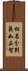 相名分別眞如正智 Scroll