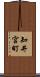 知井宮町 Scroll