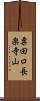 粟田口長楽寺山 Scroll