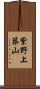 紫野上築山 Scroll