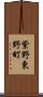 紫野東野町 Scroll