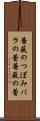 薔薇のつぼみ Scroll
