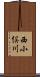 西小俣川 Scroll