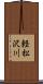 軽松沢川 Scroll