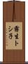 霧生トシ子 Scroll
