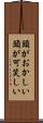 頭がおかしい Scroll