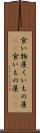 食い物屋 Scroll