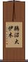鵜沼大伊木 Scroll