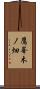 鷹峯木ノ畑 Scroll