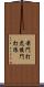 前門打虎，後門打狼 Scroll