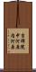 吉祥院中河原内河原 Scroll