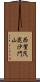 西賀茂毘沙門山 Scroll