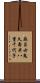 麻呂女鬼久壽老八重千代子 Scroll