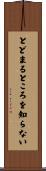 とどまるところを知らない Scroll