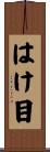 はけ目 Scroll