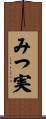 みつ実 Scroll