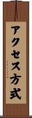 アクセス方式 Scroll