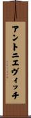 アントニエヴィッチ Scroll