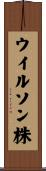 ウイルソン株 Scroll