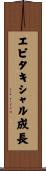 エピタキシャル成長 Scroll