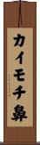カイモチ鼻 Scroll