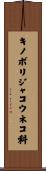 キノボリジャコウネコ科 Scroll