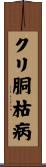 クリ胴枯病 Scroll
