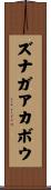 ズナガアカボウ Scroll