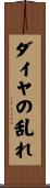 ダイヤの乱れ Scroll